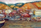 Пастухова_Е.Н.1917-1997гг_Наводнение_в_Ханты-Мансийске_бум.акварель_51х72_ТКГ-58_Ж-48