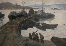 Белов_В.Н.1923-1998гг_Хужирский_причал._до_1989г._х.м._134х95_ТКГ-27_Ж-27