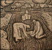 Желиостов_И.И.1936г.р._Уборка_картофеля1969г._линогравюра_60х59_ТКГ-92_Г-19
