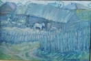 Белянин А.В.1944г.р. Лошадка,1980г. картон,масло
