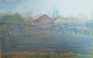 Белянин А.В.1944г.р. Старый город,1978г.-этюд, холст на картоне, масло
