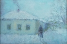 Белянин А.В.1944г.р. Дом, милый дом,2013г. картон, масло