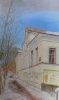 Позднякова Т.М.1951г.р. Дом купца И.Нерпина, 2019г, бумага, гуашь, 42х29,5
