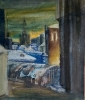 Щетинин И.Д.1952г.р. Москва. Оттепель,1985г. бумага, акварель 59х50,5 ТХМ-784 Ж-522_1