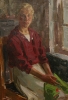 Козлов_Т.П._1911-2001гг_Девушка_у_окна_1961г._к.м._34х475_ТКГ-119_Ж-86