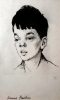 Жуков Н.Н.(1908-1973гг) Портрет Кости Райкина,1960 г. бумага, сангина