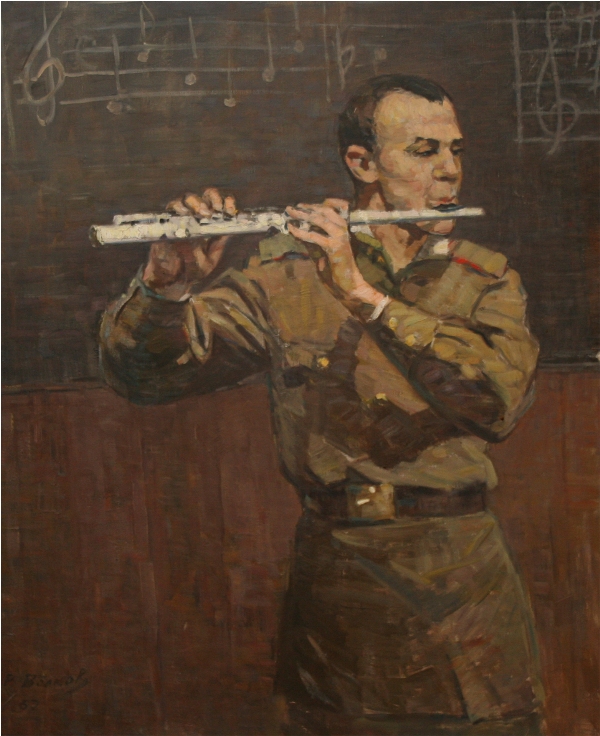 Волков В.Р.1909-1988гг Композитор. Когда солдаты спят 1967г. холст масло 955х86 ТКГ-65 Ж-53