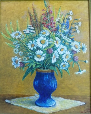 Бабушкин_Н.Ф.1938г.р.Букет_в_синей_вазе2016г._двпмасло_45х37_ТХМ-491_Ж-312