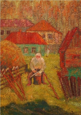 Соловьев_Г.С.1941-2007гг_Сенокосная_пора1986г._к.м._50х70_ТКГ-124_Ж-89