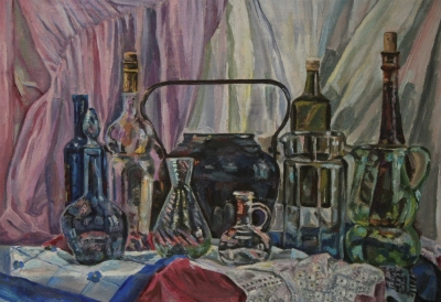 Федюшина_Л.Г.1949-2006гг_Натюрморт_Стекло_х.м._70х50_ТКГ-259_Ж-162
